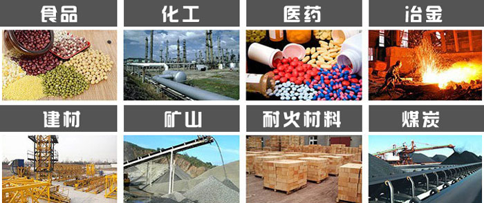 直徑1000型振動篩使用的行業(yè):食品，化工，醫(yī)藥，冶金，建材，礦山，耐火材料，煤炭等行業(yè)。