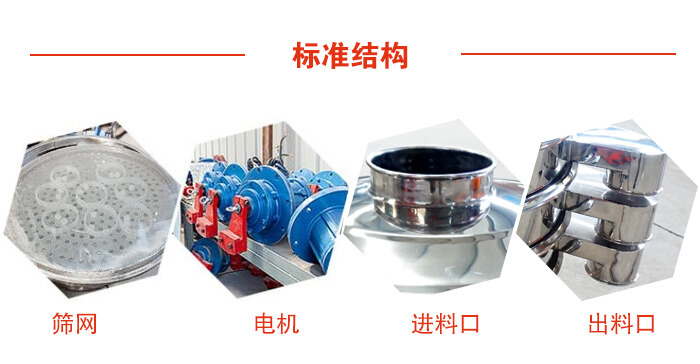 標(biāo)準(zhǔn)篩，篩網(wǎng)，電機(jī)，進(jìn)料口，出料口