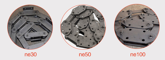 板鏈鏈條展示：ne30，ne50，ne100等